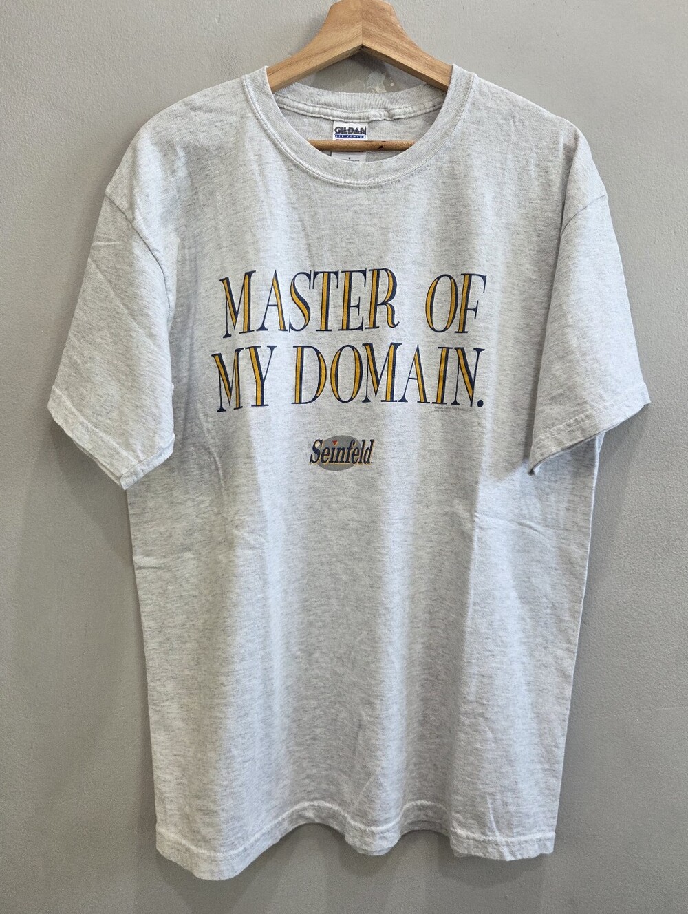 Vintage 90’s Seinfeld Master Of My Domain TV Show Promo Shirt Men's Size Large